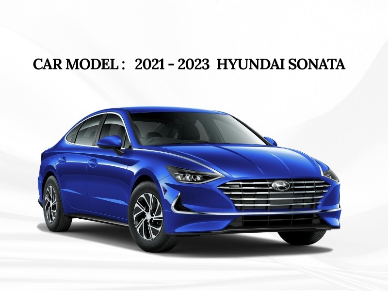 Rear Drilled & Slotted Rotors Set For 2021-2023 Hyundai Sonata Left & Right gallery