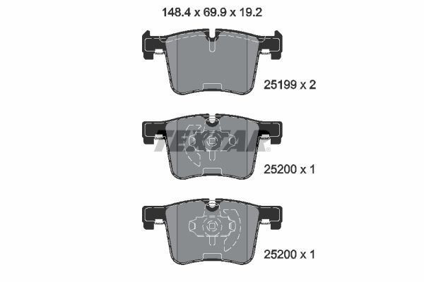 Textar Front Discs & Brake Pads Fits BMW 1 Series 2 Series 3 Series 4 Series gallery