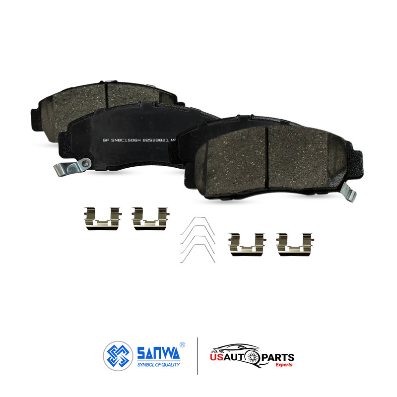FRONT BRAKE ROTOR VENTED GEOMET COATED &CERAMIC PAD KIT 282mm FOR HONDA 98-21 gallery
