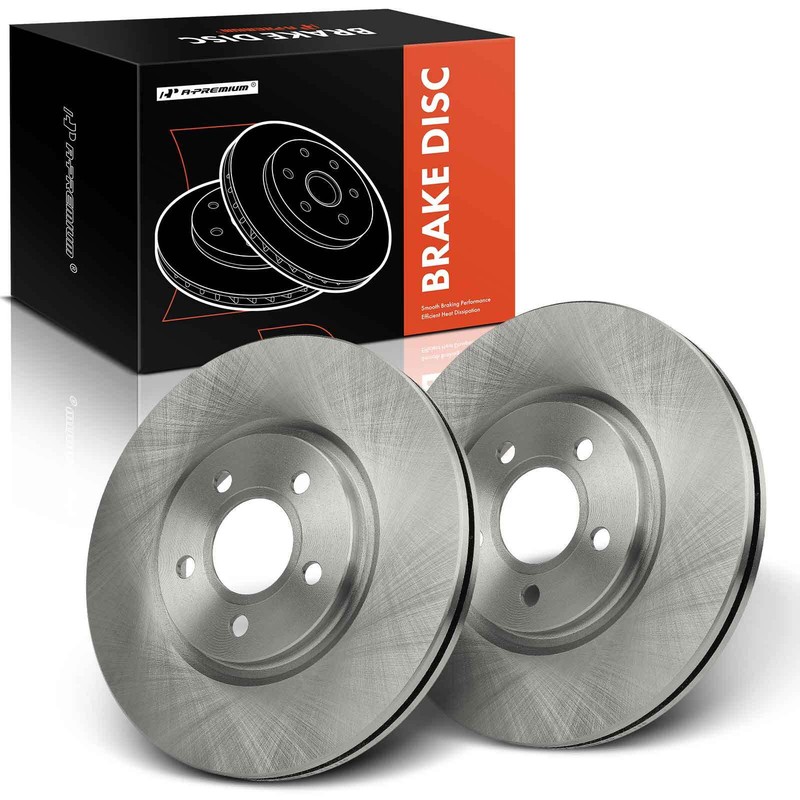 2pcs Disc Brake Rotor Front for Chrysler PT Cruiser 2003-2009 Dodge Neon 03-05