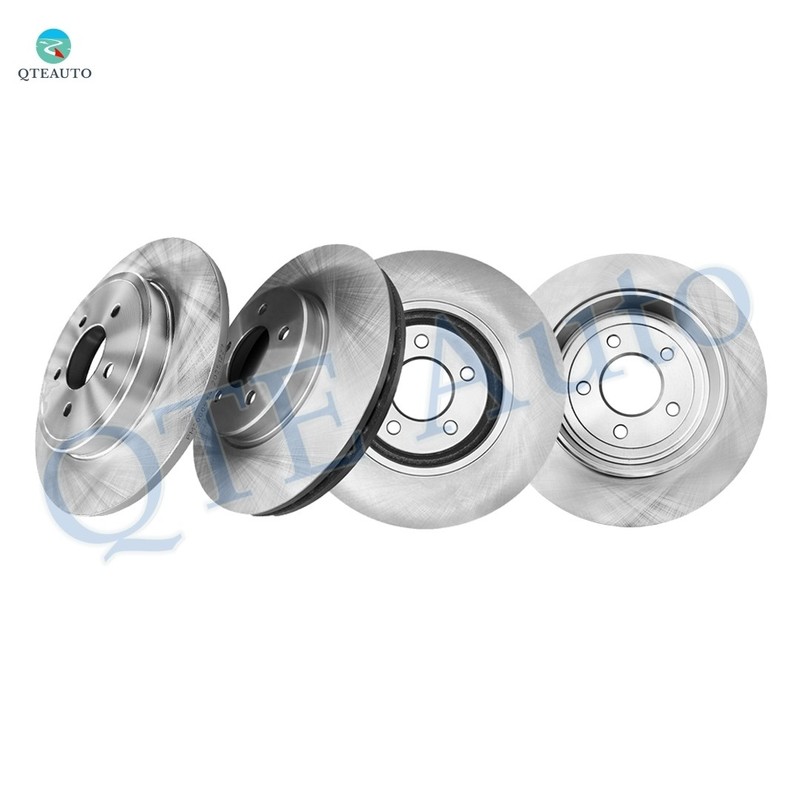 Set 4 Front 303mm-Rear 302mm Brake Disc Rotors For 2005 2006 2008 Mazda Tribute