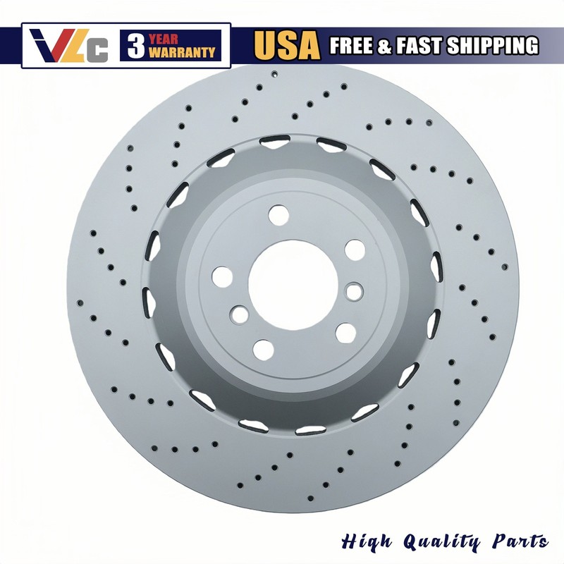 Pack of 4 For BMW F10 F12 M5 M6 Front & Rear Vented & Drilled Disc Brake Rotors gallery