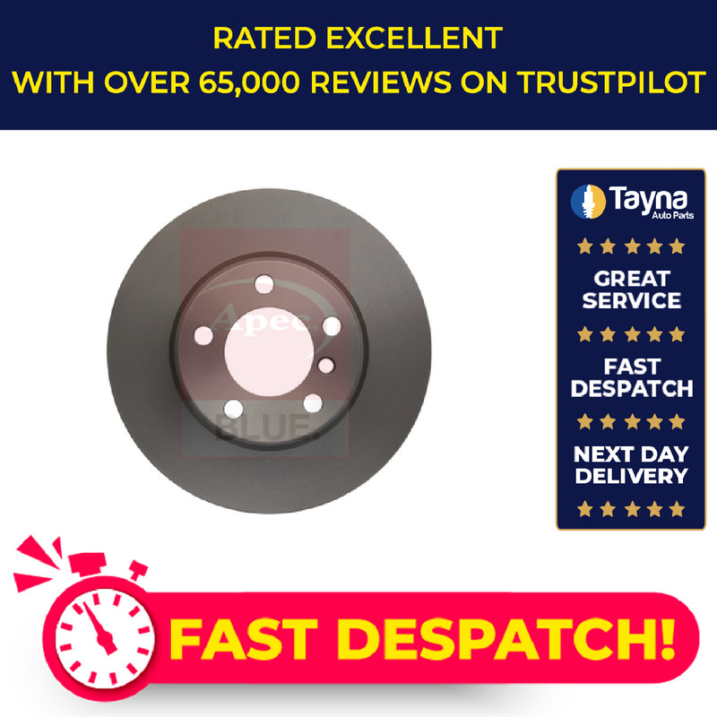 2x Brake Discs Pair Vented Front 300mm SDK6732 Apec Blue Set 34116792217 Quality
