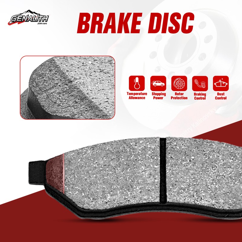 for 2000- 2002 2003 2004 Toyota Avalon Rear Drilled Rotors + Ceramic Brake Pads gallery