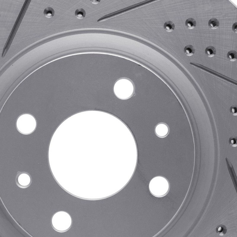 For Fiat 500 2015 Brake Rotor | Drilled And Slotted | 59mm. Center Hole Diameter gallery