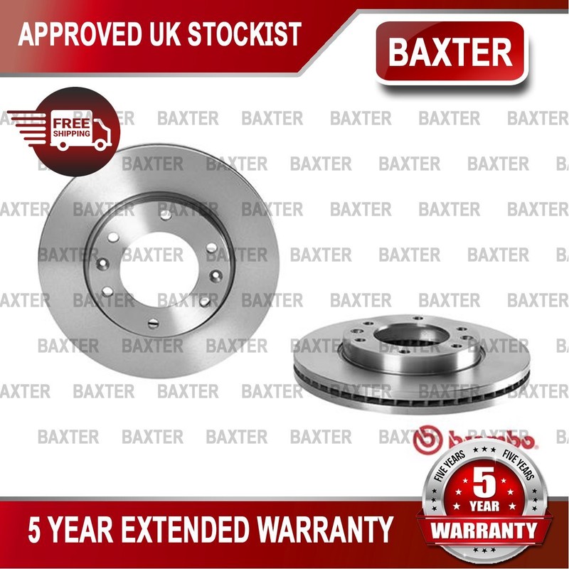 Fits Hyundai iload i800 2.4 2.5 CRDi dCi + Other Models Baxter Front Brake Disc