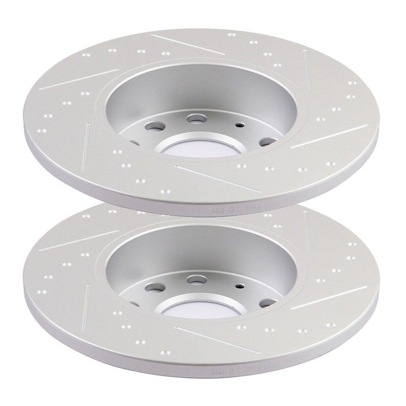 Rear Discs Brake Rotors For 2009 2010 2011 2012 Volkswagen Jetta Golf 09 Audi A3