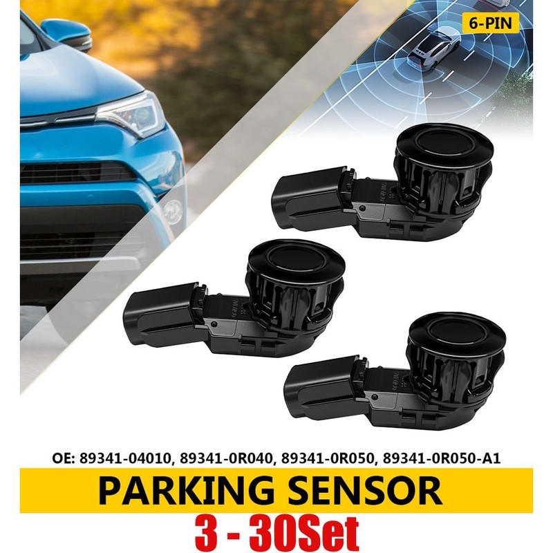3-30 For 2016-2018 Toyota Land Cruiser BUMPER ULTRASONIC PDC PARKING SENSOR 6Pin