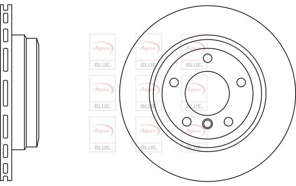 Brake Discs Pair Rear FOR BMW E91 2.5 323i 325i 04->08 CHOICE1/2 Petrol Blue gallery