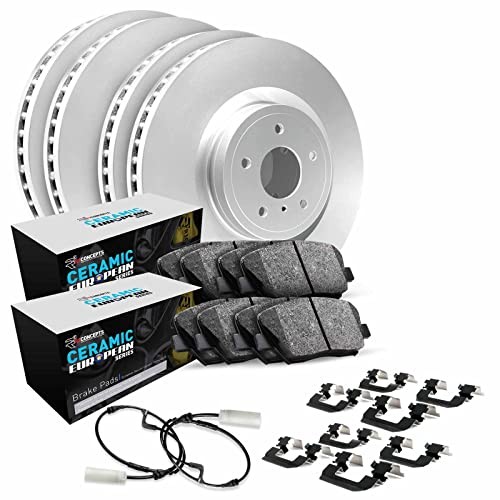 R1 Concepts Wdts2 12622 R1 Brake Rotors Carbon Coated W Euro Ceramic Pads gallery
