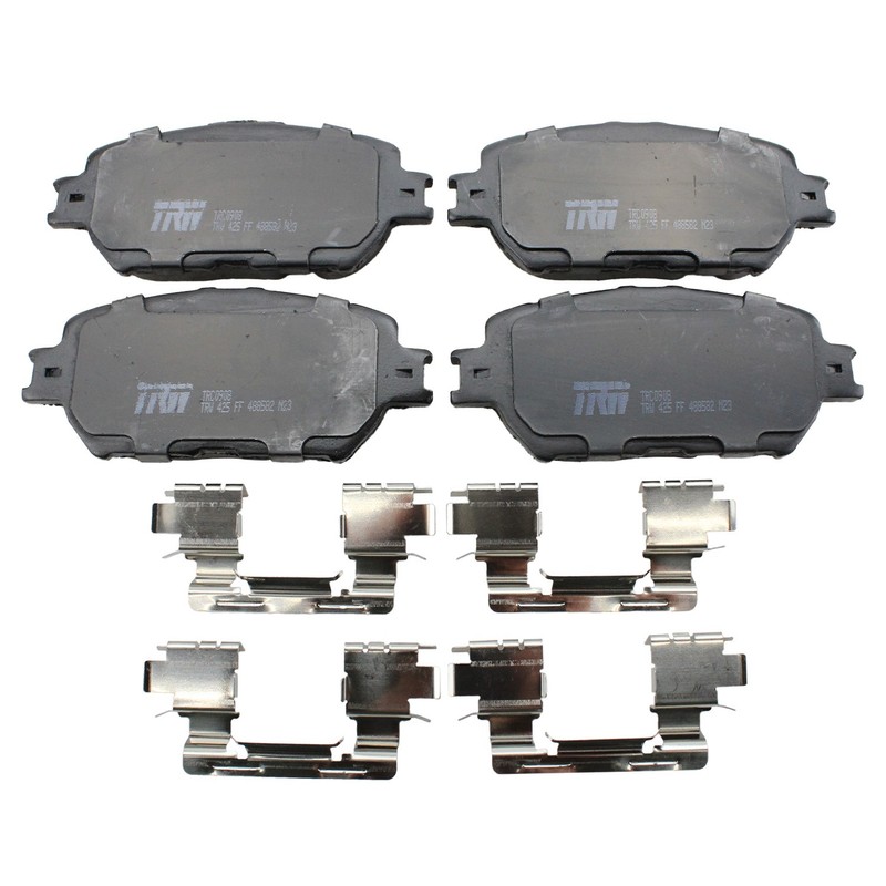 DuraGo Front Rear Disc Brake Rotors TRW Ceramic Pads Kit for Camry V6 2002-2006 gallery