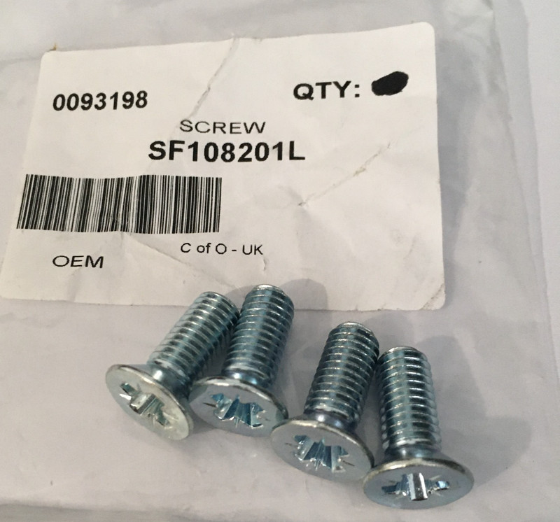 x4 Front & Rear Brake Disc Screw Set Land Rover Discovery 2 OEM SF108201L gallery
