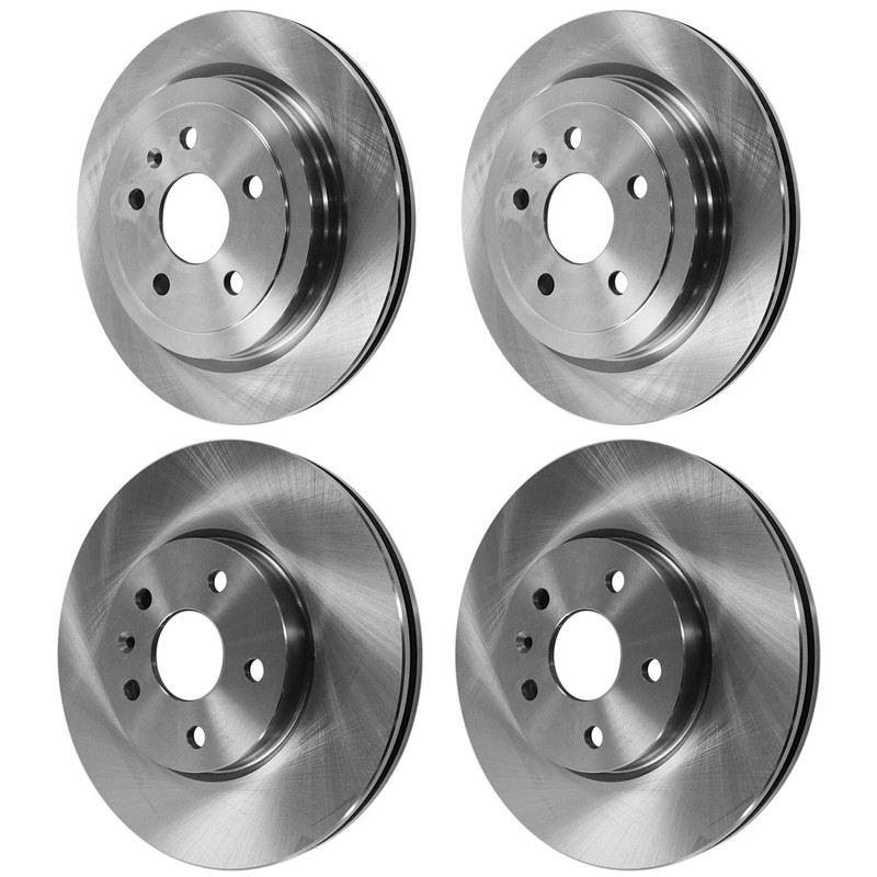 Front & Rear Brake Disc Rotors For Chevrolet Camaro 2010 2011 2012 2013-2015