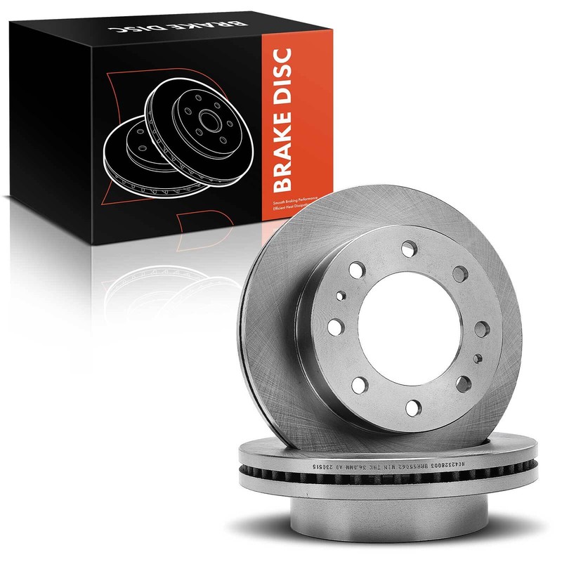 2x Front Disc Brake Rotors for Chevrolet Silverado 3500 GMC Sierra 3500 Classic gallery