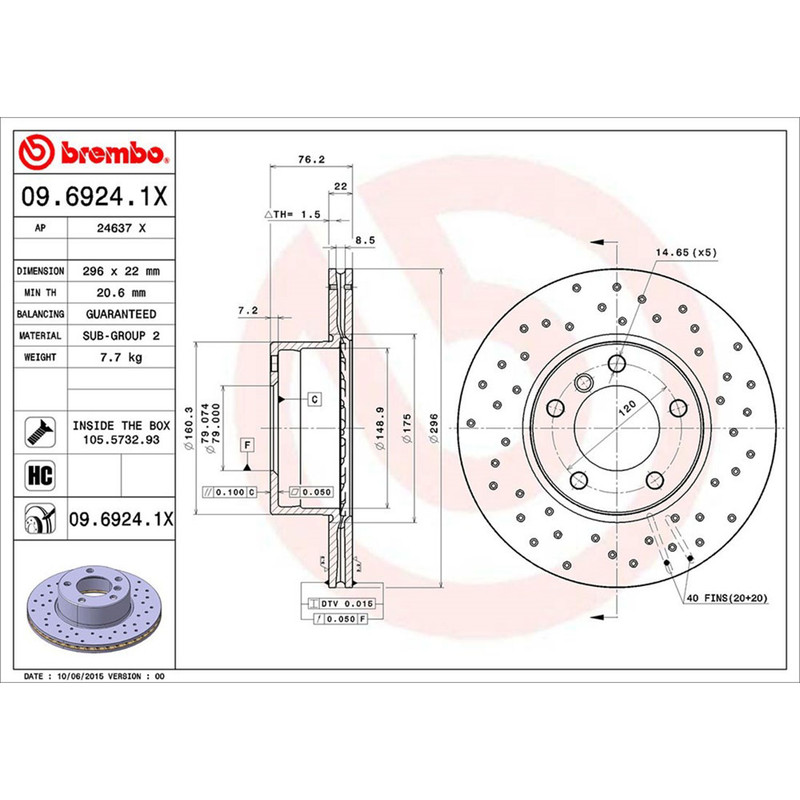 Brake Pads Rotors Set Front Rear Fits BMW 528i 2.8L gallery
