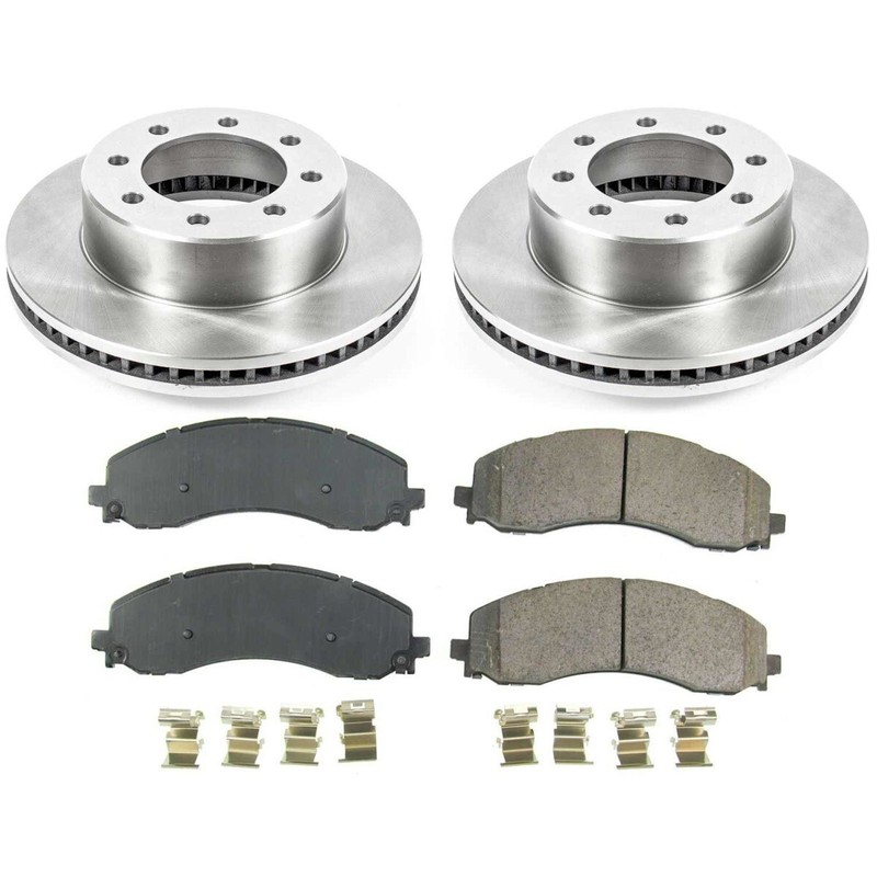 KOE8478 Powerstop 2-Wheel Set Brake Disc and Pad Kits Front for Ram 2500 3500 gallery