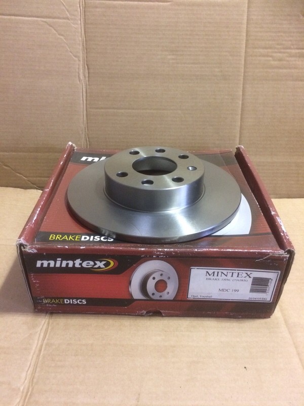 Mintex Mdc199 Pair Of Front Solid Discs Astra, Nova, Corsa