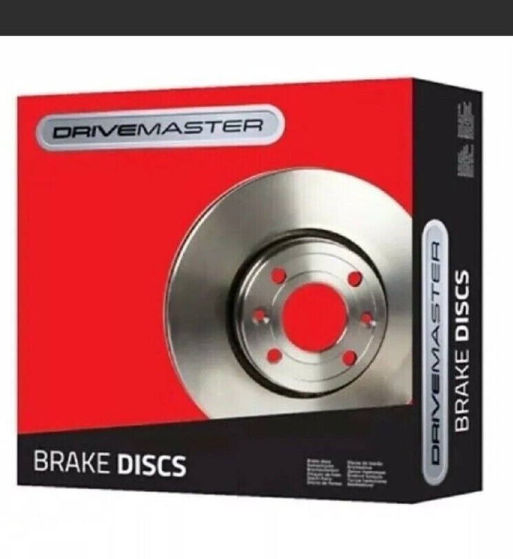 2X DRIVEMASTER FRONT BRAKE DISCS FOR FIAT SUZUKI DMD268 MDC1822