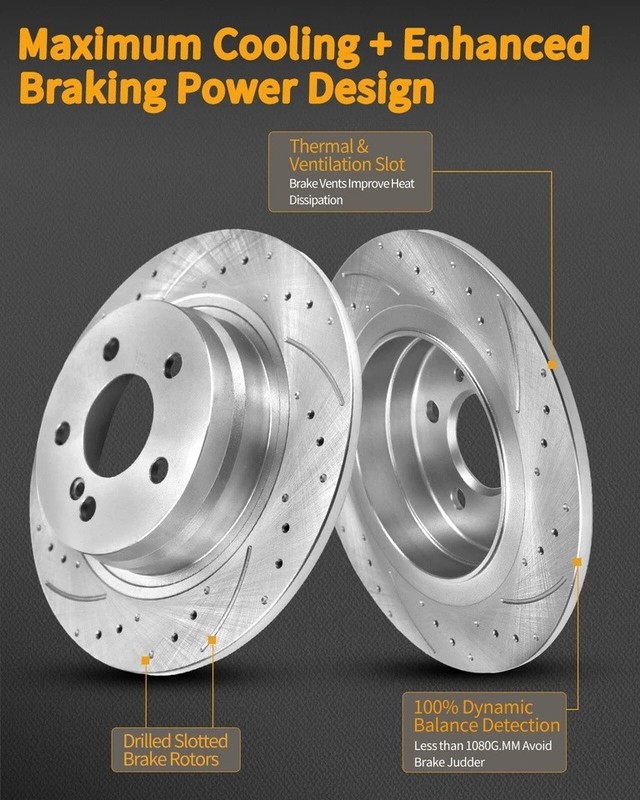 Front Disc Brake Rotor & Pads + Brake Caliper for Buick LeSabre Century Regal gallery
