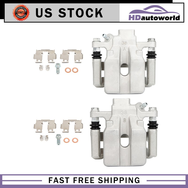 2x For 2008-2011 Toyota Avalon 07-11 Toyota Camry Rear Brake Calipers W/ Bracket gallery