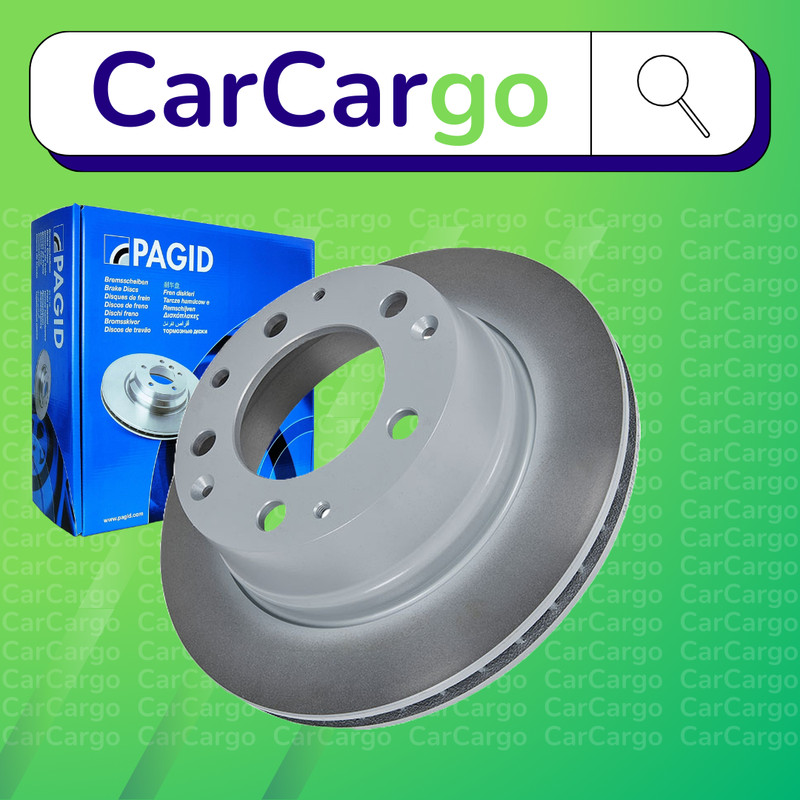 Pagid Vented Rear Brake Discs Pair For Porsche 911 3.2 1986-1989 290 mm