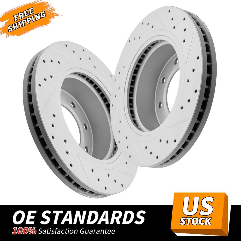 360mm Front Drilled Disc Brake Rotors for 2012- 2021 Nissan NV2500 NV3500 NV1500