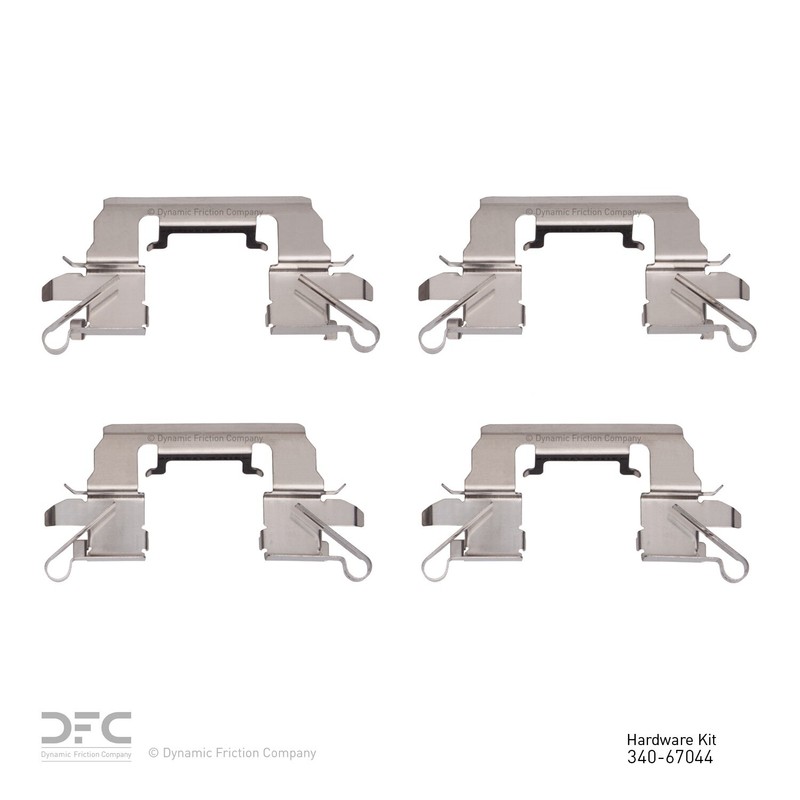 Disc Brake Hardware Kit for Murano, QX60, Pathfinder, JX35 340-67044 gallery