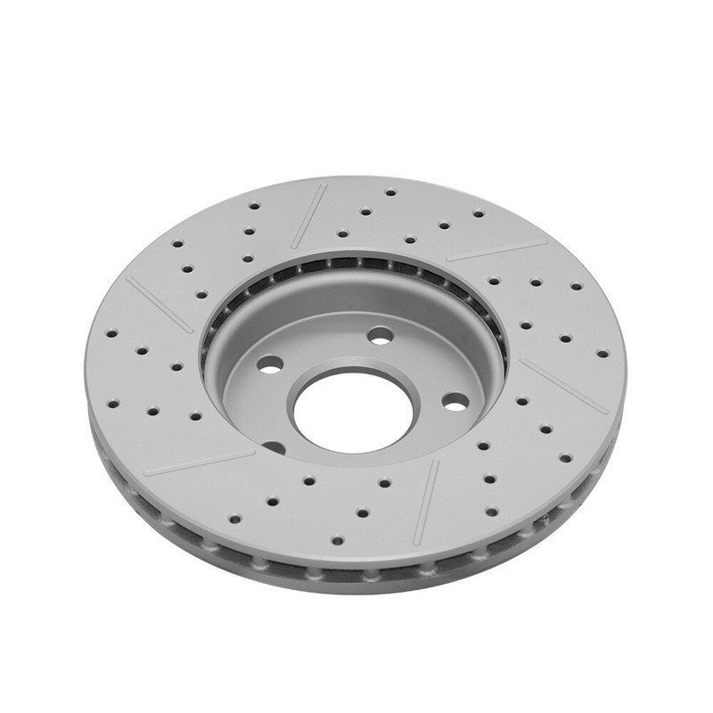 278mm Front Drilled Rotors + Brake Pads for Ford Focus Volvo S40 C30 2012-2018 gallery