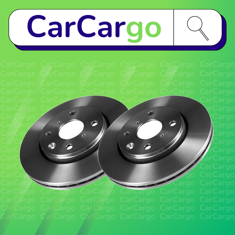 Premium Vented Front Brake Discs Citroën C1 1.0 VTi 72 2018-2021 247 mm