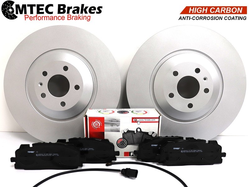 Audi A8 Q7 15- front high carbon coated set brake discs ferodo pads gallery