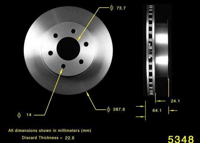 Bendix Premium Drum And Rotor Disc Brake Rotor P N Prt1577
