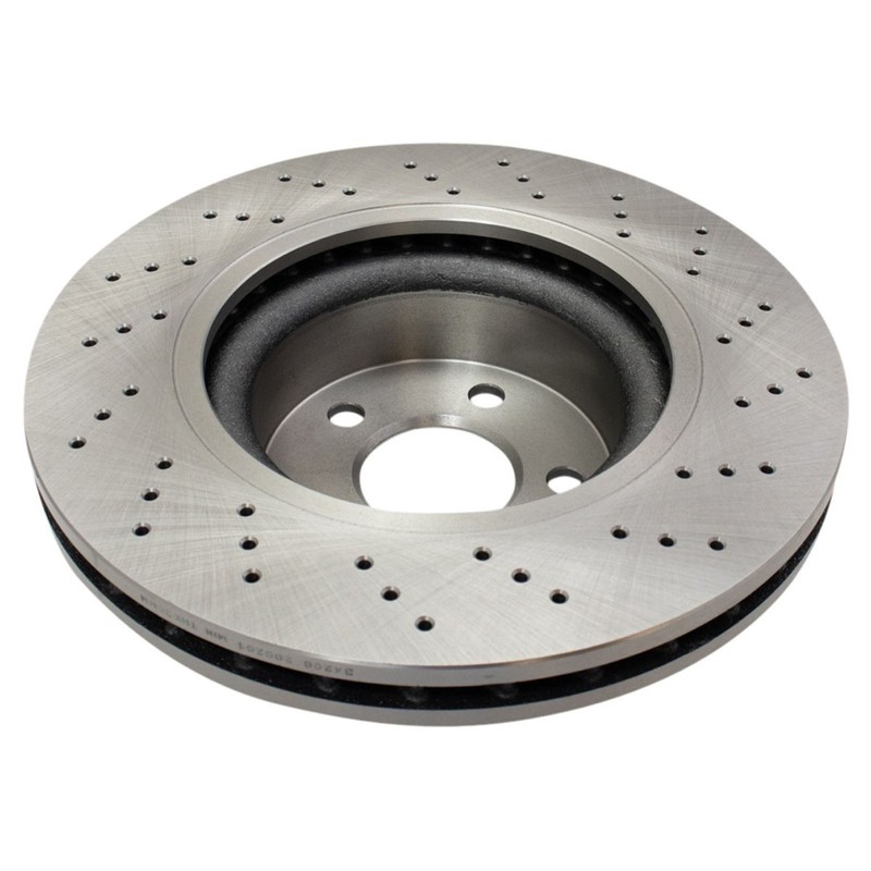 TRQ Brake Pad & Rotor Kit Fits 2000-2002 Mercedes-Benz CL500 2000-2003 S430 S500 gallery