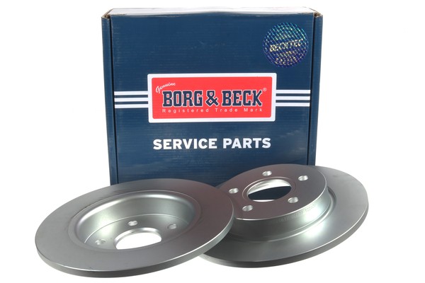2x Brake Discs Pair Solid Rear 270mm BBD5241 Borg & Beck Set 1704765 1934070 New gallery