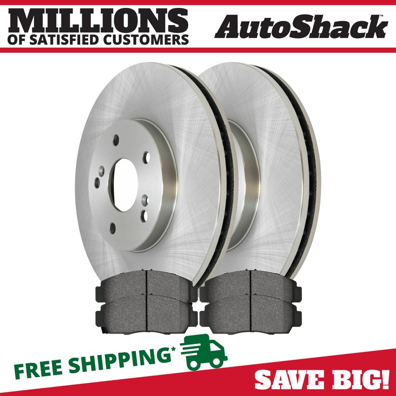 Front Brake Rotors and Pads for 2010 2011 2012 Honda Accord 2.4L 3.5L V6
