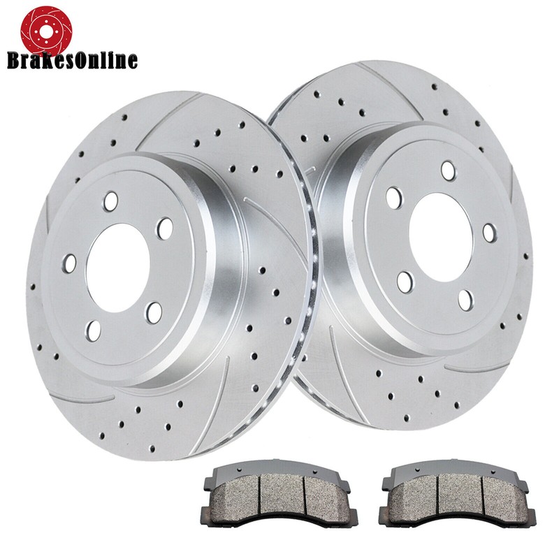 REAR Brake Rotors and Pads Kit for Chevrolet Equinox GMC Terrain 2010-17 Brakes