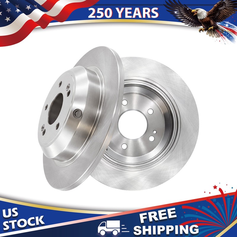 12.36″ (314mm) Rear Disc Brake Rotors for Genesis G70 2019 2020 2021 2022 2023
