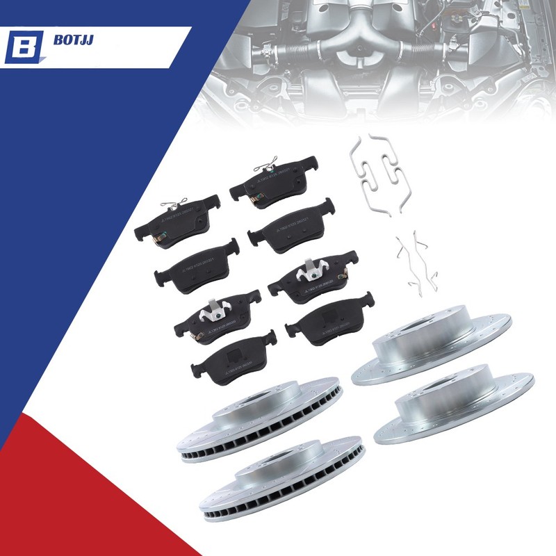 Front & Rear Brake Disc & Pad Kit S-12140096 For Honda Accord 2018-2022 2.0L