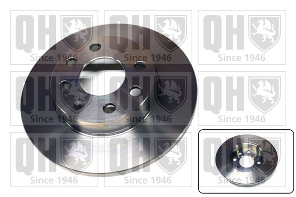 2x Brake Discs Pair Solid fits VAUXHALL CORSA C 1.2 Front 00 to 06 240mm Set QH gallery