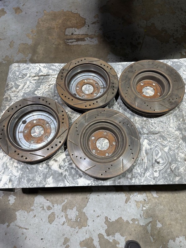 13-20 Subaru BRZ Scion FRS Toyota 86 GT Drilled and Slotted Rotors Rotor Set gallery