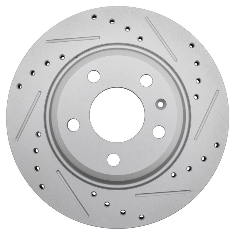 TRQ Rear Performance Coated Brake Rotor & Ceramic Pad Kit w/Chemicals gallery