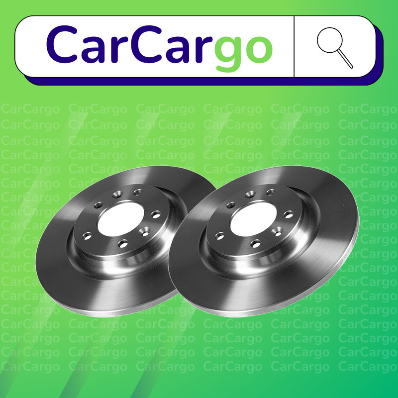 Premium Solid Front Brake Discs Citroën C5 2.0 HDi 140 2008-2015 290 mm