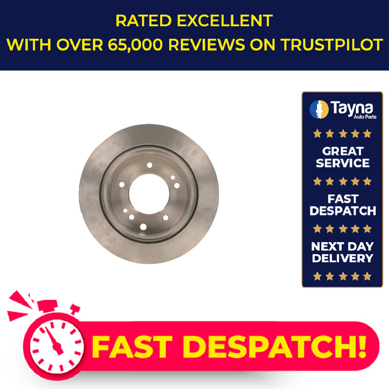 2x Brake Discs Pair Vented fits KIA SORENTO Mk1 2.5D Rear 02 to 06 D4CB 315mm