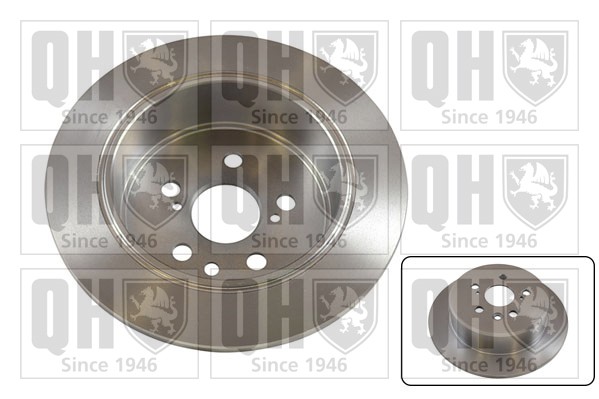 2x Brake Discs Pair Solid fits TOYOTA CAMRY VZV21 2.5 Rear 86 to 91 2VZ-FE 269mm gallery