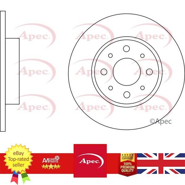Brand New Brake Disc For Alfa Romeo MITO 08-18 51805559 APEC DSK2695