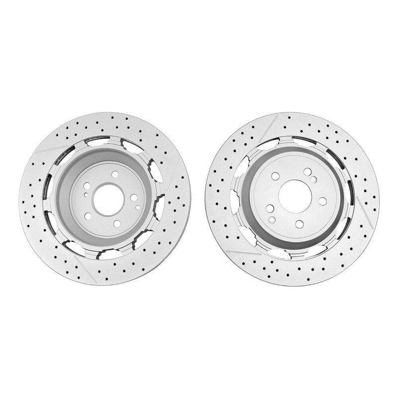 US Front+Rear Brake Disc Rotors+Pads For 2014-2020 Mercedes Benz S63 & S65 AMG gallery