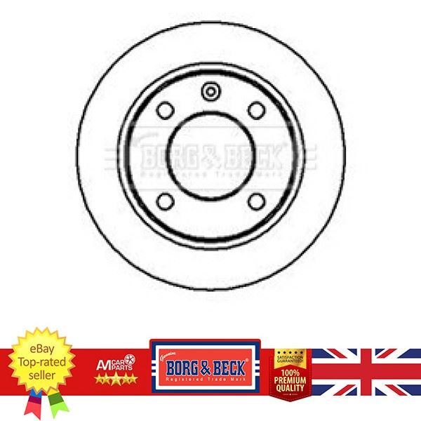 Brake Disc For Citroen XANTIA 93-03 95667811 BORG & BECK BBD4975