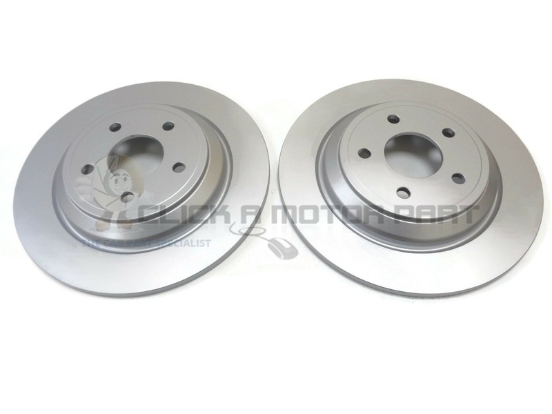 Rear 2 Brake Discs Set For Ford Focus Mk4 1.0 1.5 2.0 19-24 (Check Size 302mm)