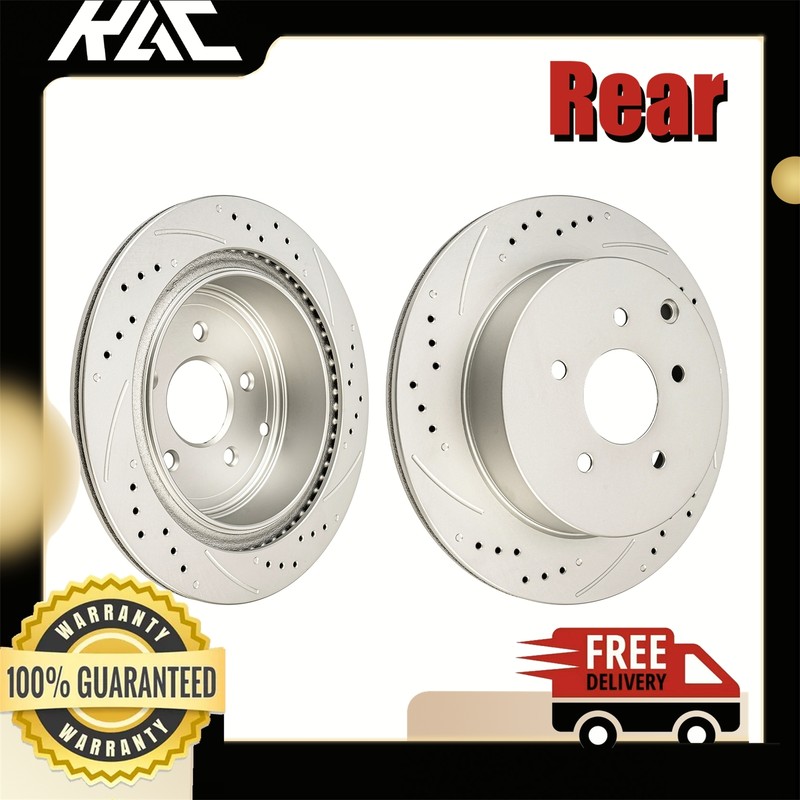 Rear Disc Brake Rotors for Nissan Murano 2003-2007 2009-2023
