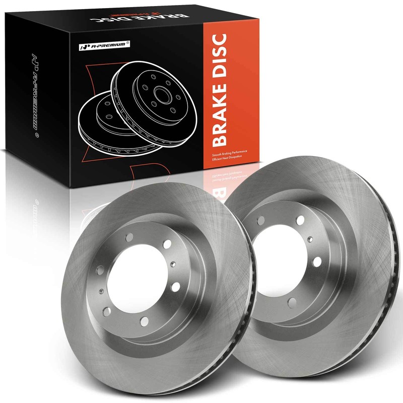 A-Premium 2x Disc Brake Rotors Front for Toyota 4Runner 2010-2021 Lexus GX460