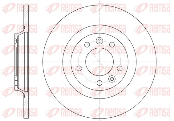 Remsa 6690.00 Brake Disc for Citroen, Peugeot gallery